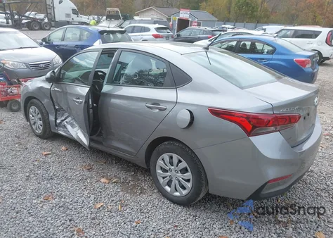 2022 Hyundai Accent Se из США, поврежденный, VIN 3KPC24A63NE167873